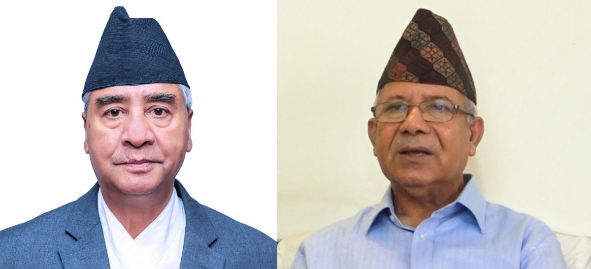 देउवा र माधव नेपालबीच भेटवार्ता, सत्ता गठबन्धनमा भुइचालो 
