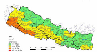 आज यी नदीमा छ बाढीको उच्च जोखिम