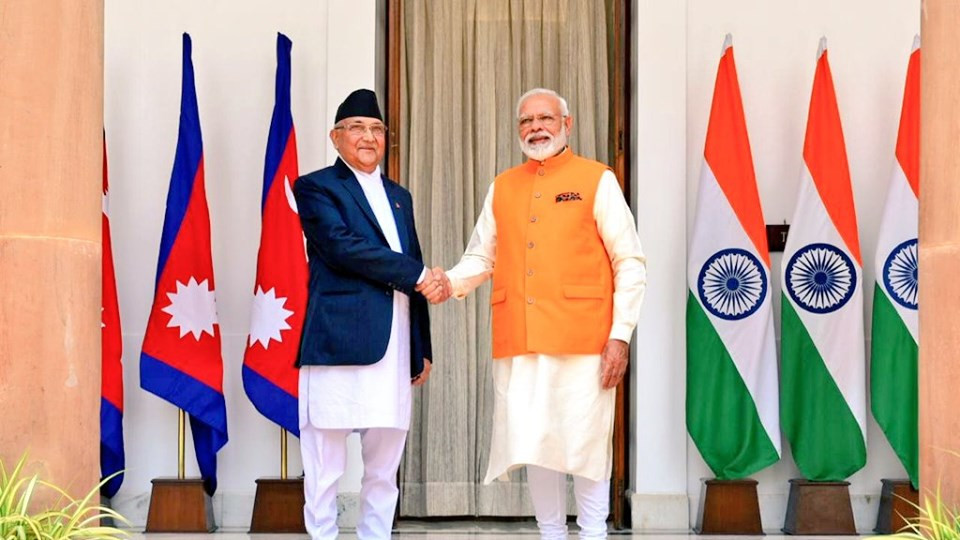 प्रधानमन्त्री ओलीलाई मोदीले दिए बधाई