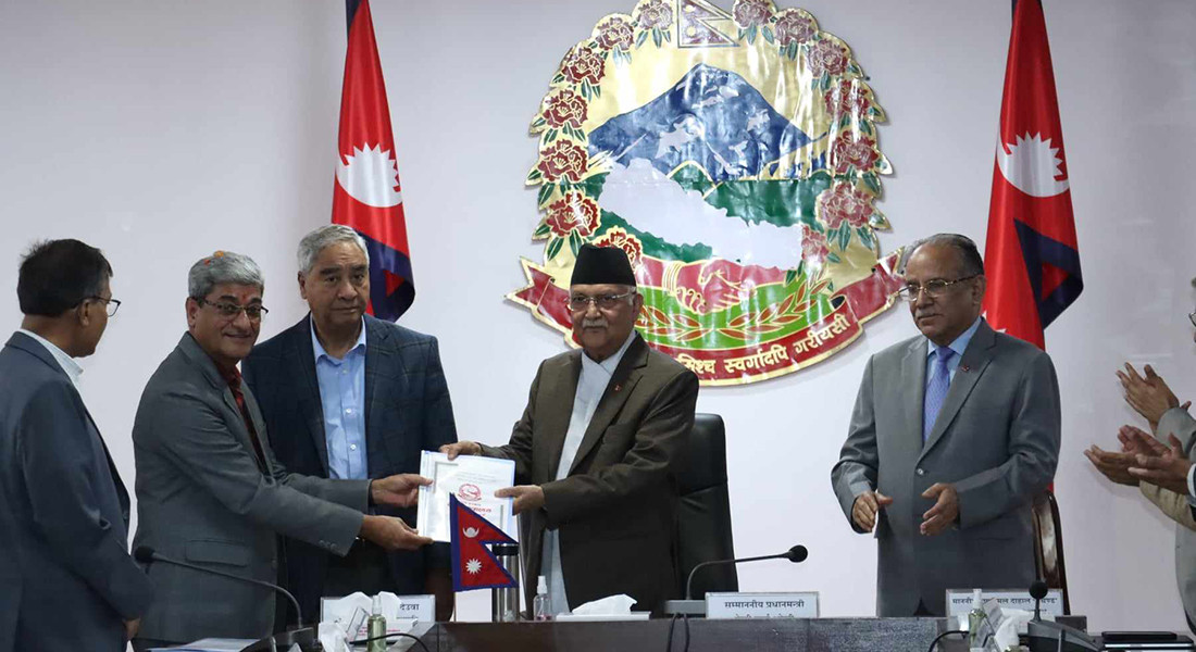 टीआरसी सम्मबन्धी कार्यादलले शिर्ष नेतालाई बुझायो प्रतिवेदन 