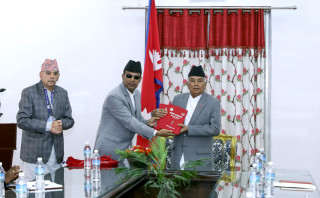 मधेशी आयोगद्धारा वार्षिक प्रतिवेदन राष्ट्रपति समक्ष पेश 