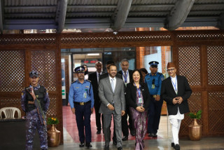 ओमानका विदेशमन्त्री आल्बुसाइदी काठमाडौंमा 