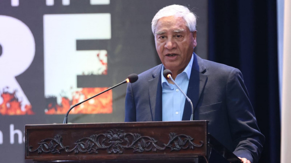 वर्तमान सत्ता गठबन्धन बन्नुमा क्याप्टेन रामेश्वर थापाको महत्वपूर्ण योगदान छ : सभापति देउवा 