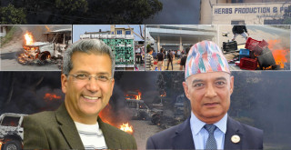 राप्रपा वरिष्ठ उपाध्यक्ष रविन्द्र मिश्र र महामन्त्री धवलशमशेर राणा पक्राउ 