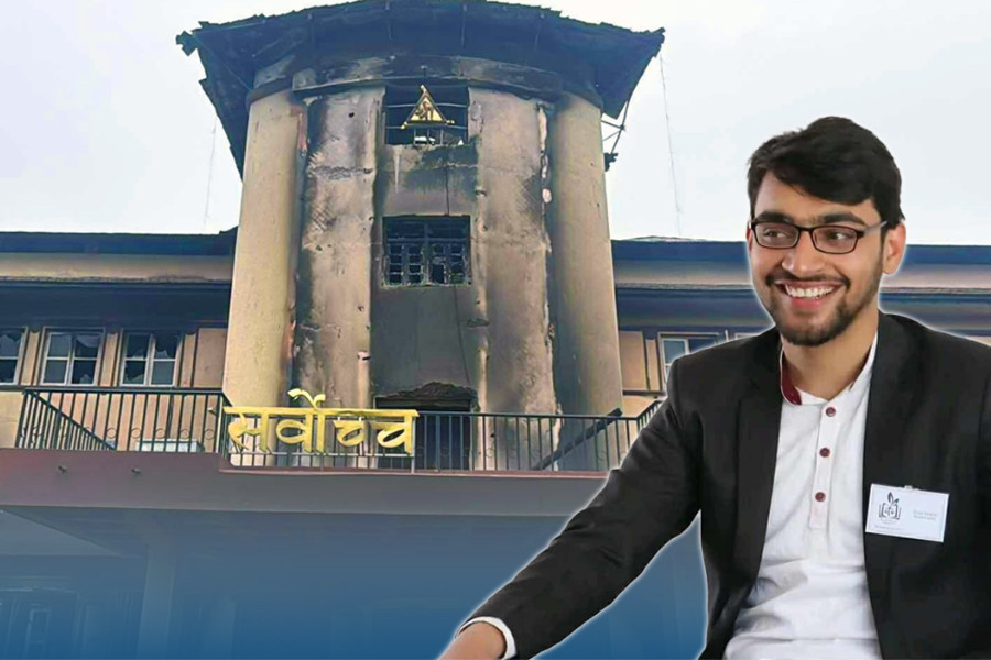 सर्वाेच्च जल्दा उत्सव मनाउँदै न्यायालयको भविष्य लेख्ने दाबी गरेका अधिवक्ता श्रीमानको प्रश्नमा इजलासमै ढलेपछि........